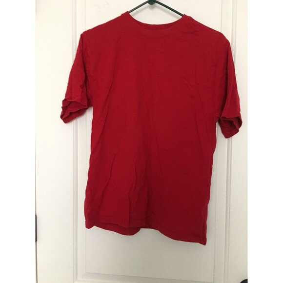 Faded Glory Boys Short Sleeve T-Shirt Crew Neck Size XXL 18 Red - Picture 1 of 4